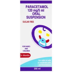 Paracetamol 120mg/5ml x 200ml