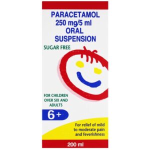 Paracetamol 250mg/5ml x 200ml