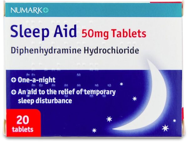Sleep Aid 50mg Tablets 20