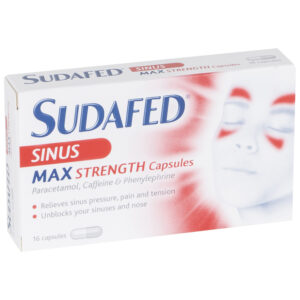 Sudafed Sinus Max strength Tablets